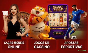 Imagem promocional do cassino online da 6778bet mostrando jogos ao vivo