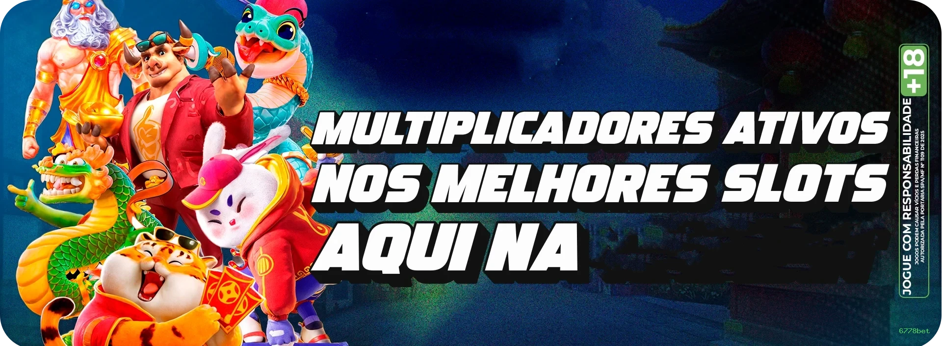 Slots online da 6778bet com jackpots progressivos